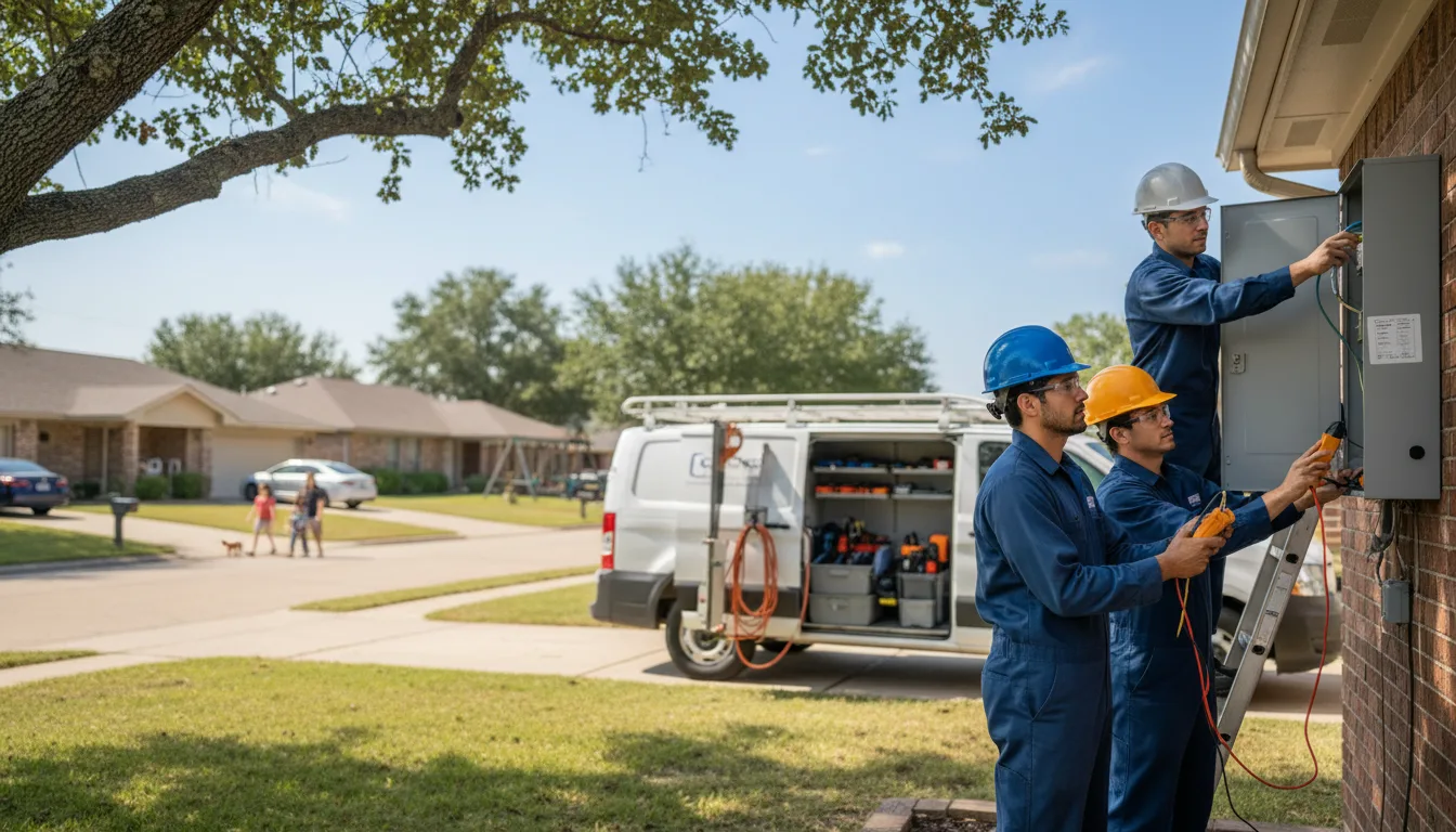 Certified electrician providing emergency electrical services in Julian, WV